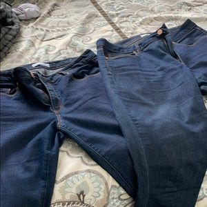 Loft curvy skinny jeans